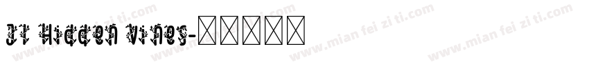 JI Hidden Vines字体转换